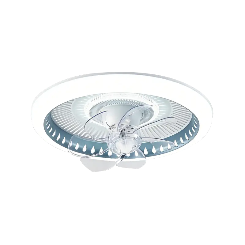 Ventilatore da soffitto oscillante per camera da letto con luce