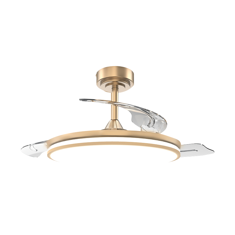 Ventilatore da soffitto retrattile silenzioso con pale invisibili