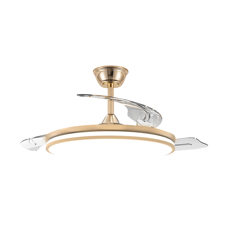Ventilatore da soffitto retrattile silenzioso con pale invisibili