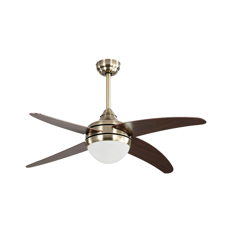 Ventilatore da soffitto con lama in compensato con luce Ventilatore da soffitto con lama in compensato con luce
