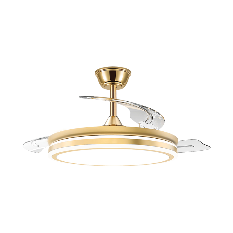 Ventilatore da soffitto retrattile silenzioso con pale invisibili