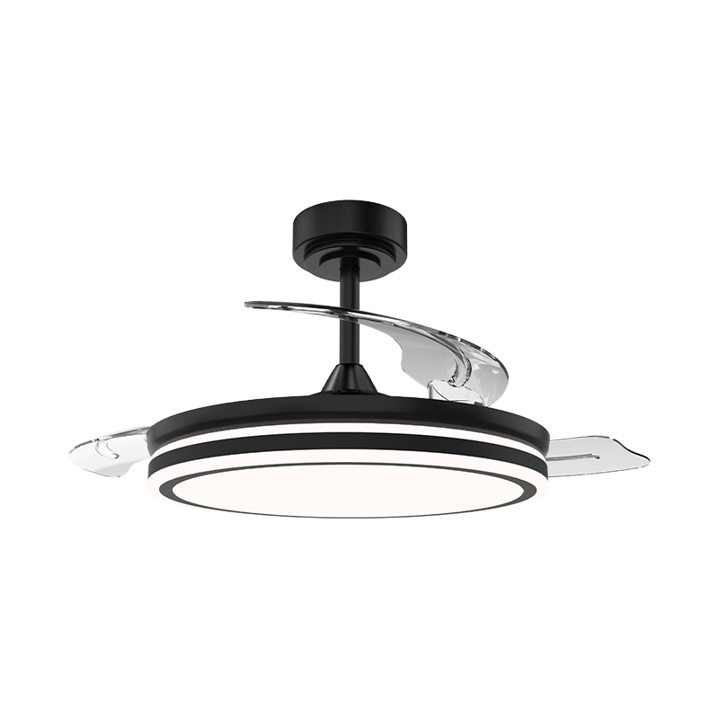 Ventilatore da soffitto retrattile silenzioso con pale invisibili