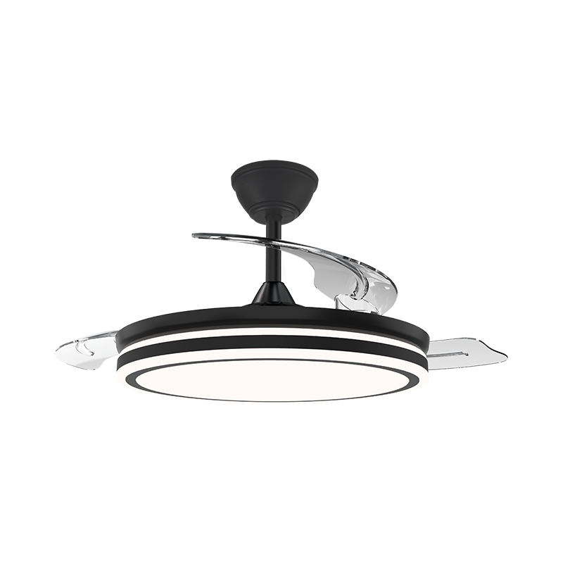 Ventilatore da soffitto retrattile silenzioso con pale invisibili