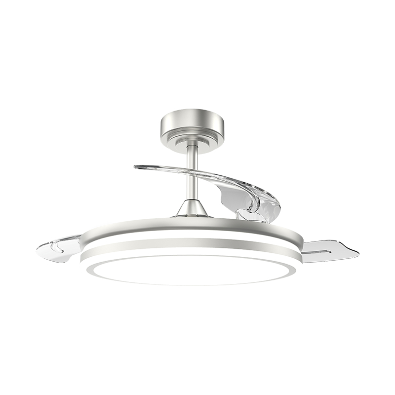 Ventilatore da soffitto retrattile silenzioso con pale invisibili