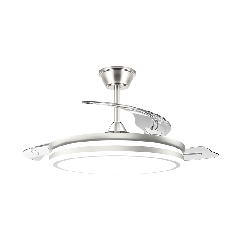Ventilatore da soffitto retrattile silenzioso con pale invisibili