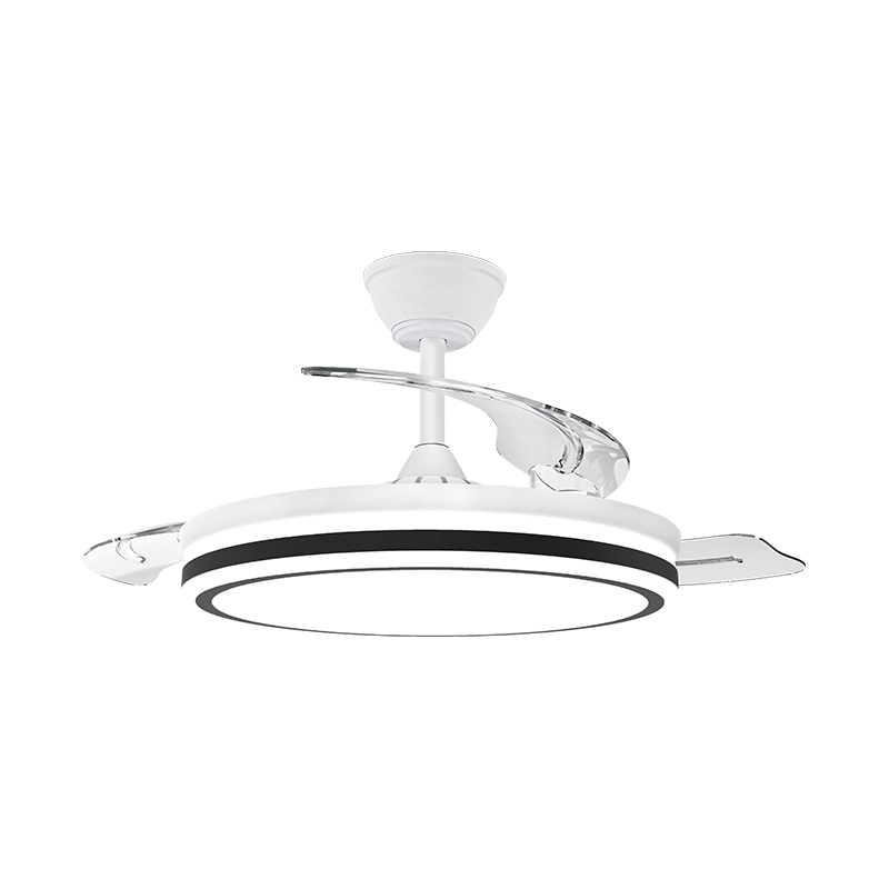 Ventilatore da soffitto retrattile silenzioso con pale invisibili