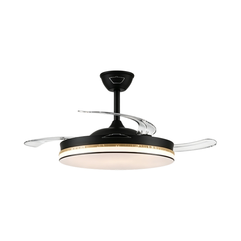 Luce per ventilatore retrattile con venature del legno rustico Luce per ventilatore retrattile con venature del legno rustico