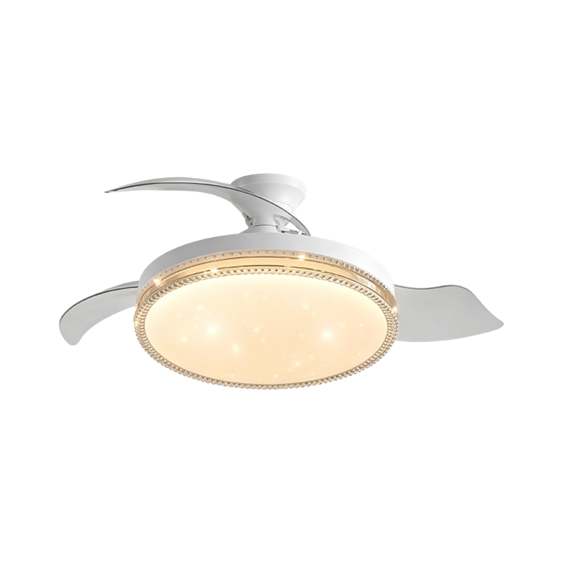 Ventilatore da soffitto a LED in acrilico con cielo stellato Ventilatore da soffitto a LED in acrilico con cielo stellato