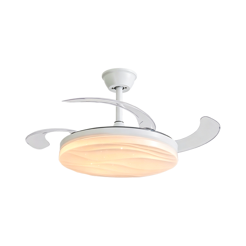 Ventilatore da soffitto a LED in acrilico con cielo stellato Ventilatore da soffitto a LED in acrilico con cielo stellato