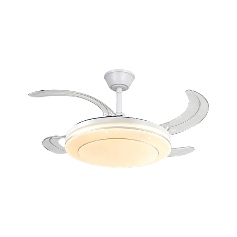 Ventilatore da soffitto a LED in acrilico con cielo stellato Ventilatore da soffitto a LED in acrilico con cielo stellato