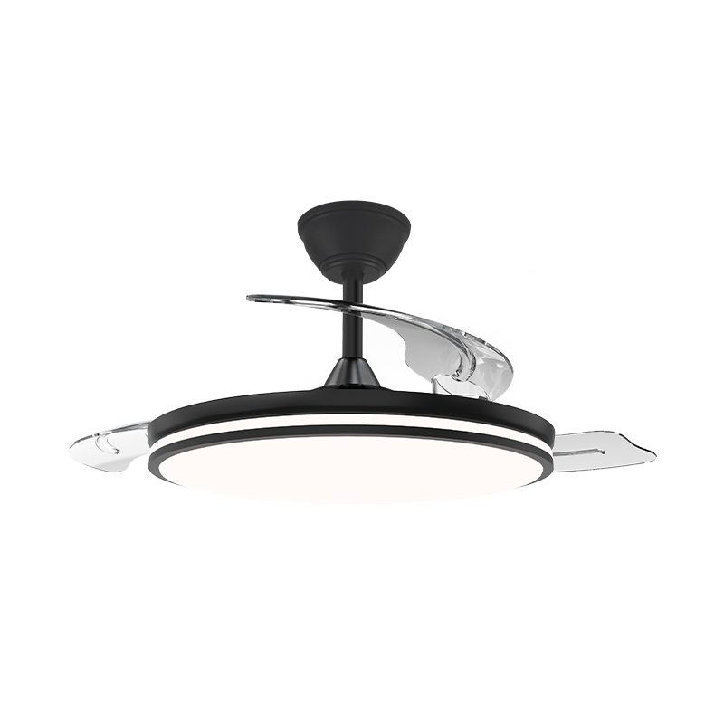 Ventilatore da soffitto retrattile silenzioso con pale invisibili