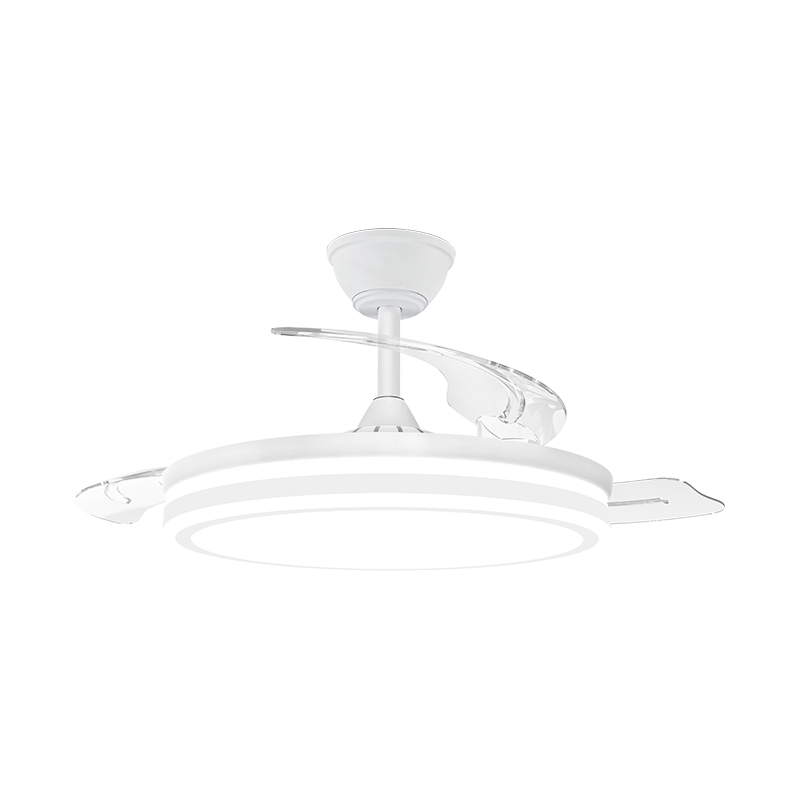 Ventilatore da soffitto retrattile silenzioso con pale invisibili