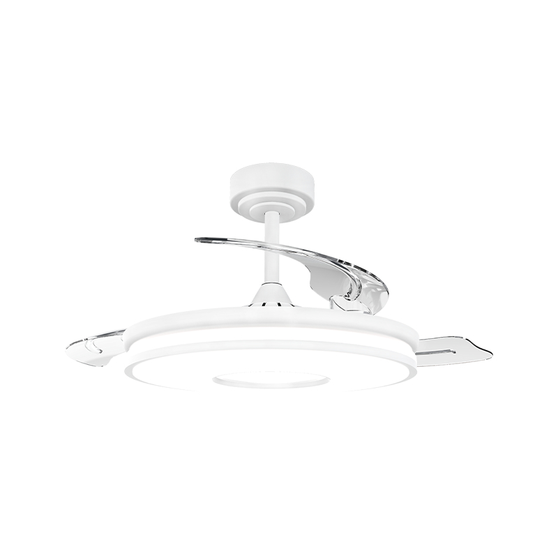 Ventilatore da soffitto retrattile silenzioso con pale invisibili