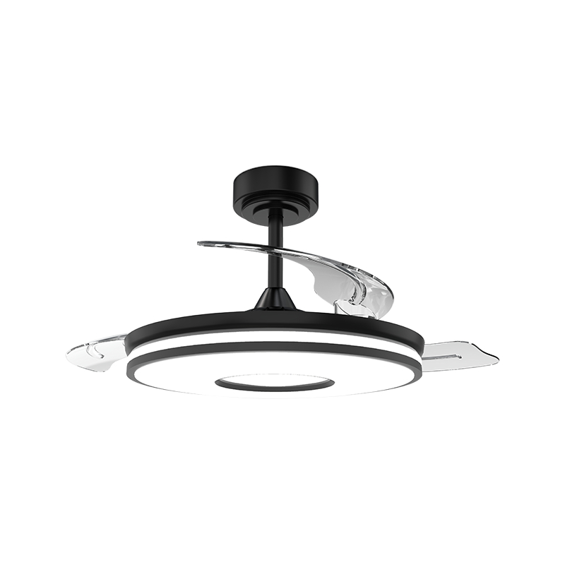 Ventilatore da soffitto retrattile silenzioso con pale invisibili