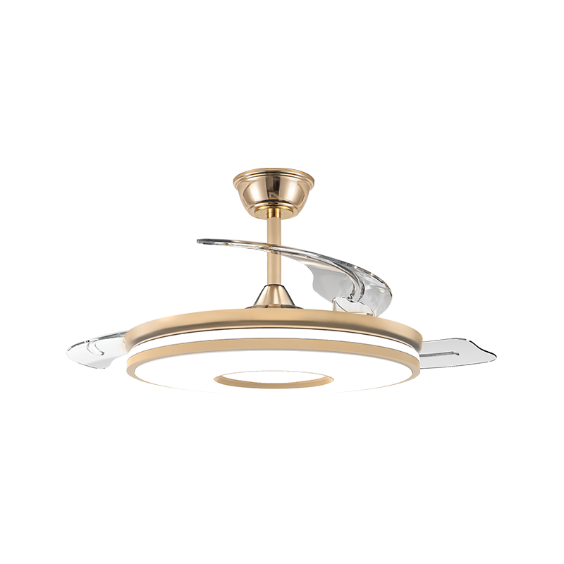 Ventilatore da soffitto retrattile silenzioso con pale invisibili