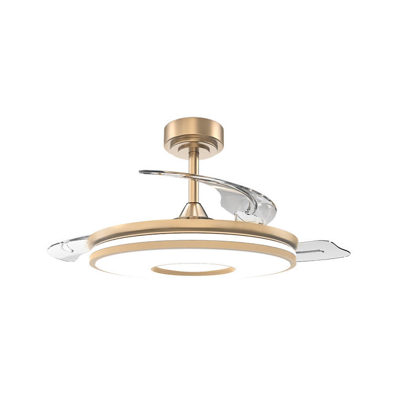 Ventilatore da soffitto retrattile silenzioso con pale invisibili