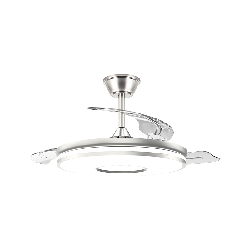 Ventilatore da soffitto retrattile silenzioso con pale invisibili