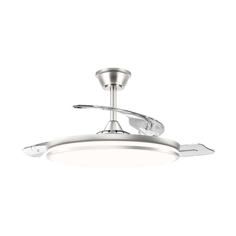 Ventilatore da soffitto retrattile silenzioso con pale invisibili