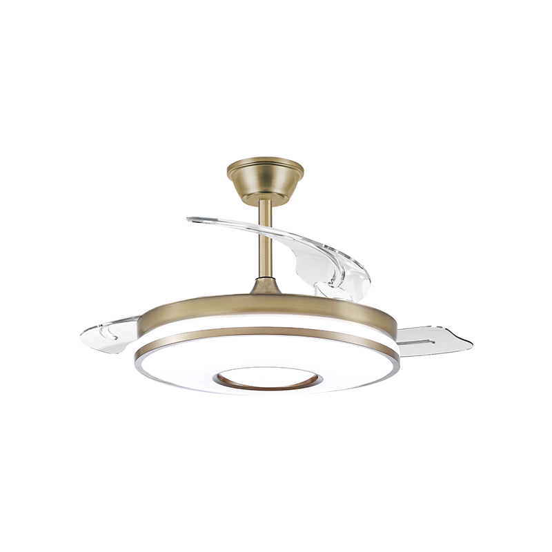 Ventilatore da soffitto retrattile silenzioso con pale invisibili