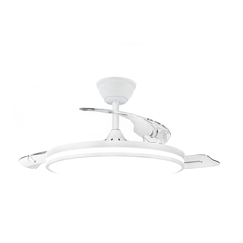 Ventilatore da soffitto retrattile silenzioso con pale invisibili