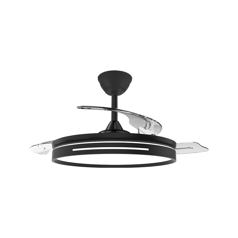 Ventilatore da soffitto retrattile silenzioso con pale invisibili