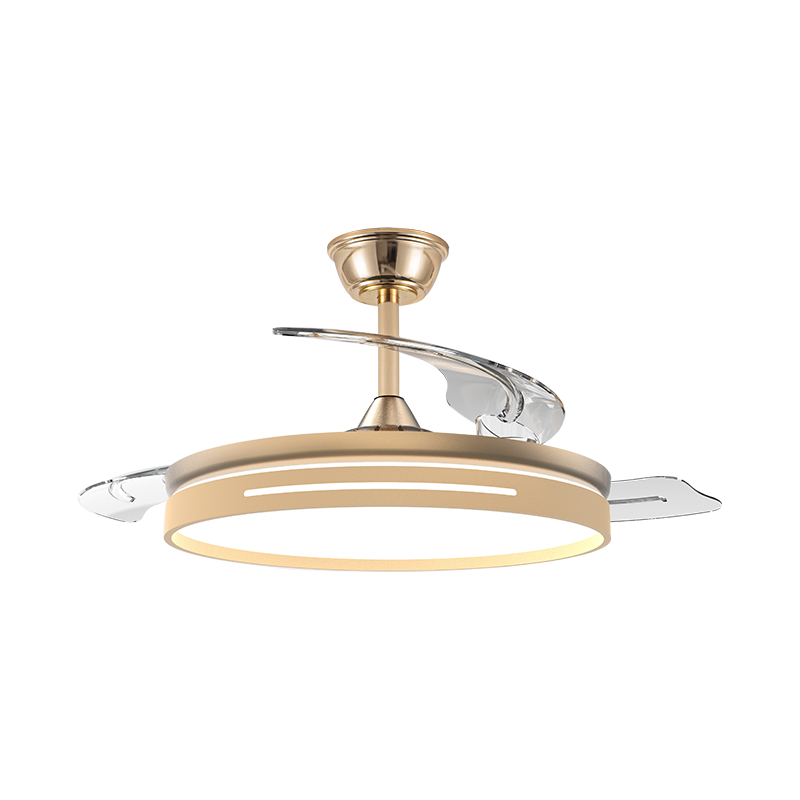 Ventilatore da soffitto retrattile silenzioso con pale invisibili