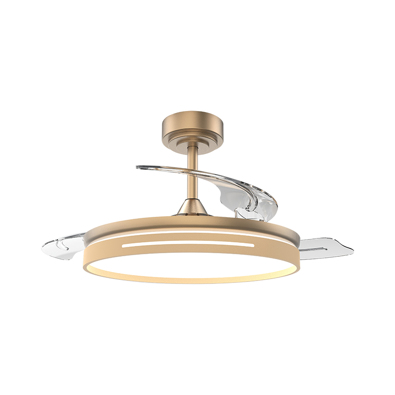 Ventilatore da soffitto retrattile silenzioso con pale invisibili