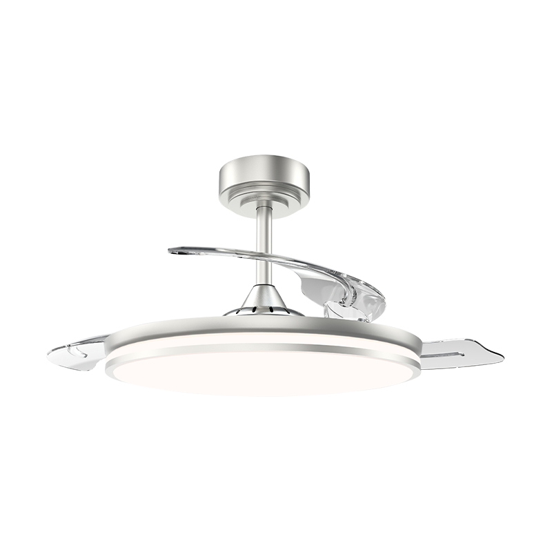 Ventilatore da soffitto retrattile silenzioso con pale invisibili