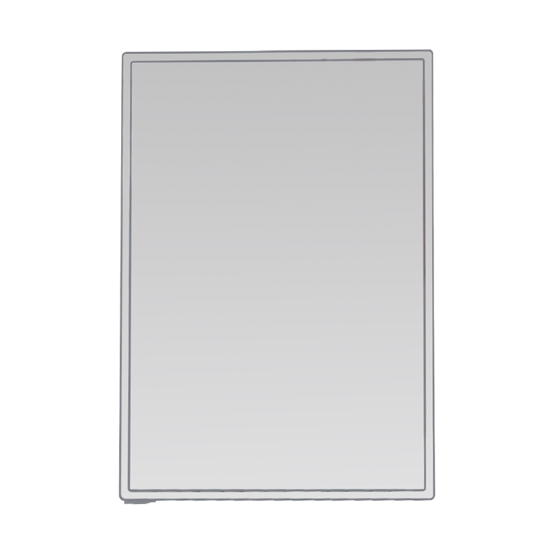 Armadietto con specchio da bagno a LED impermeabile a porta singola in lega di alluminio Armadietto con specchio da bagno a LED impermeabile a porta singola in lega di alluminio