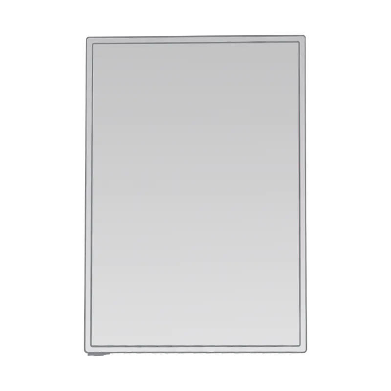 Armadietto con specchio da bagno a LED impermeabile a porta singola in lega di alluminio Armadietto con specchio da bagno a LED impermeabile a porta singola in lega di alluminio