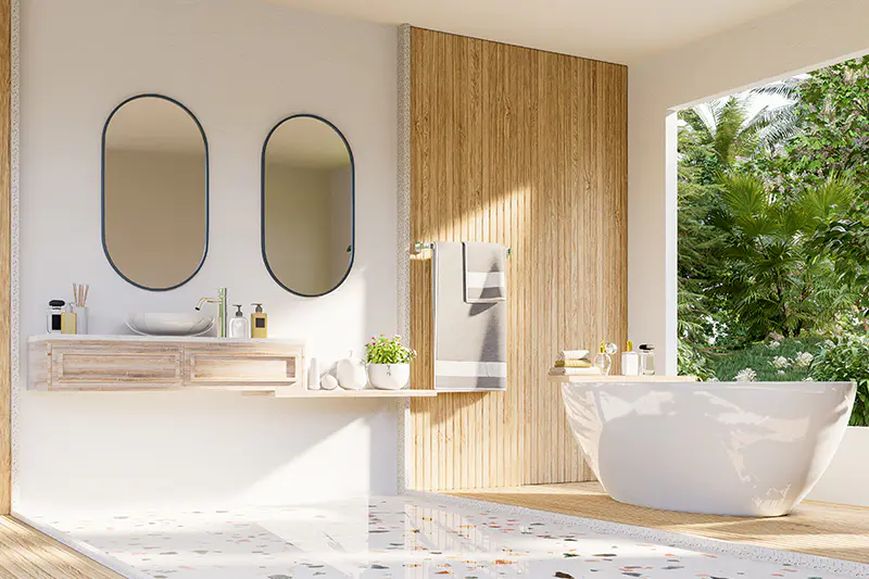 Quali sono gli stili degli specchi da bagno?